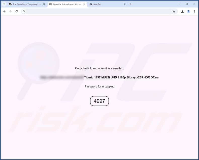 Deceptive website promoting fake Online Security Chrome extension