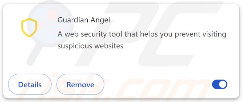 Guardian Angel browser hijacker