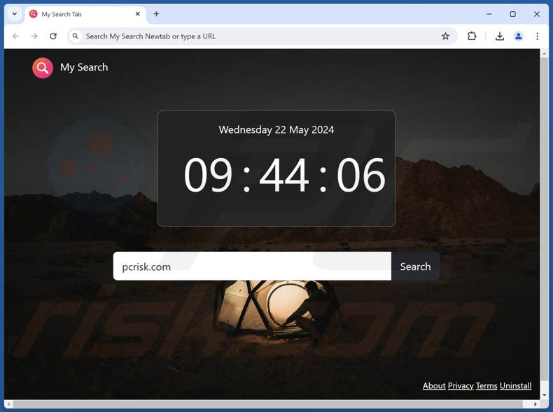 my-search-newtab.com browser hijacker