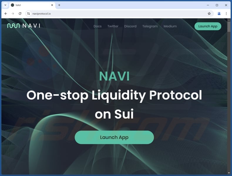 NAVI claim scam real website (naviprotocol.io)