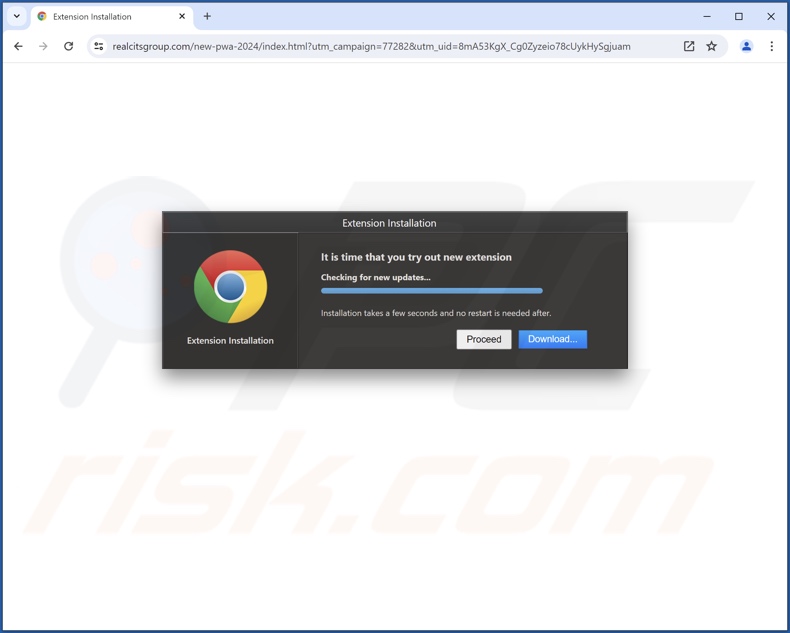 realcitsgroup[.]com pop-up redirects