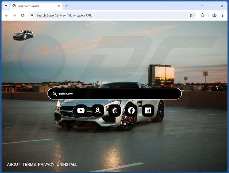 super-car-tab.com browser hijacker
