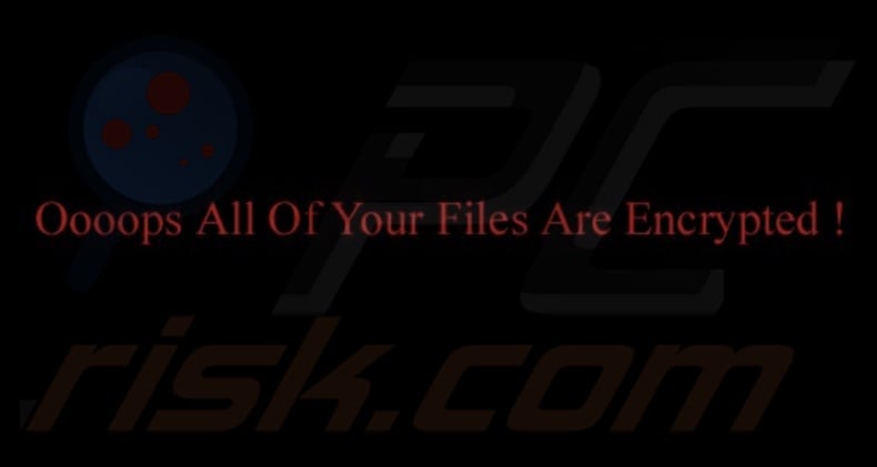 Anonymous Encryptor ransomware wallpaper