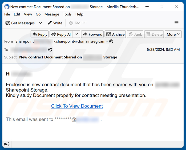 Contract Document email scam (2024-06-26)