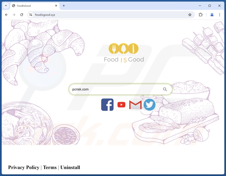 foodisgood.xyz browser hijacker