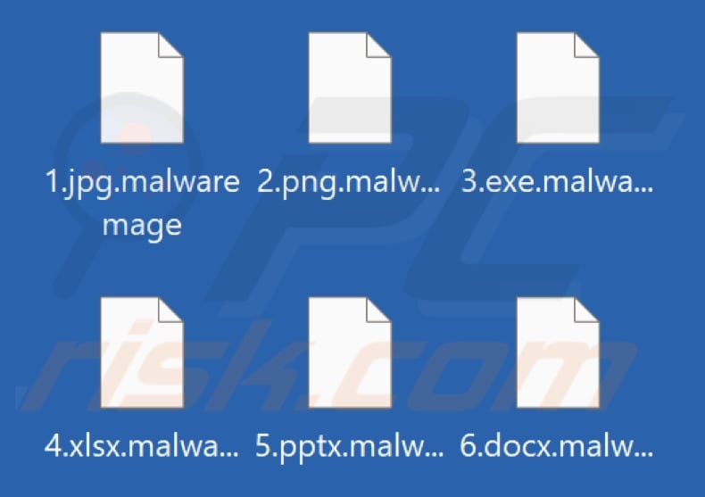Files encrypted by Malware Mage ransomware (.malwaremage extension)