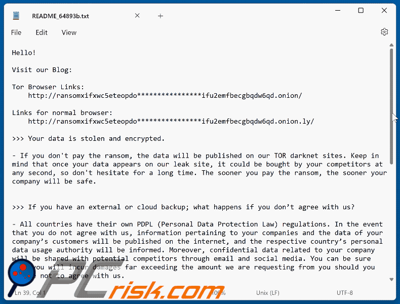 RansomHub ransomware ransom note (README_[random_string].txt)