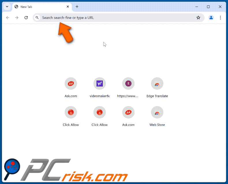 search-fine.com browser hijacker