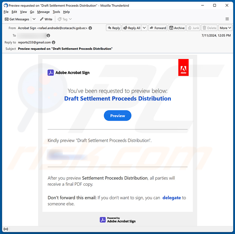 Adobe Acrobat email scam (2024-07-15)