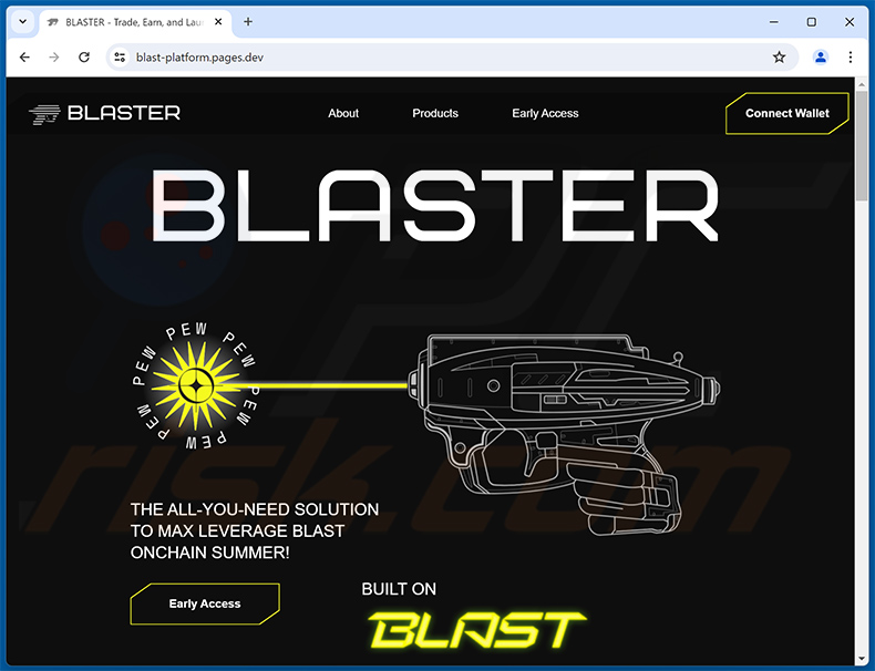 Blaster Token ($BLSTR) Early Access Scam (2024-07-02)