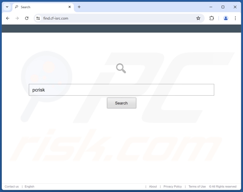 cf-isrc.com fake search engine