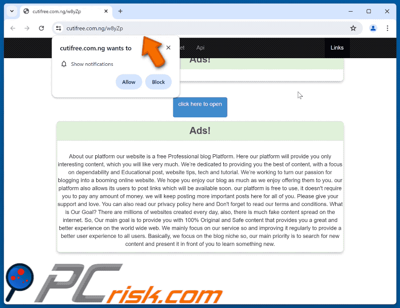 Donation Of Crypto Funds scam email promoted phishing sites (GIF)