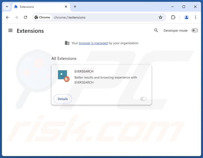 Removing finditfasts.com related Google Chrome extensions