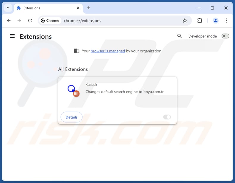 Removing findflarex.com related Google Chrome extensions