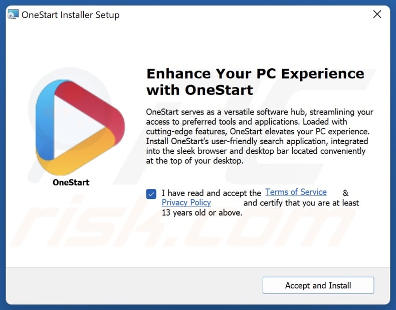 OneStart browser installation setup