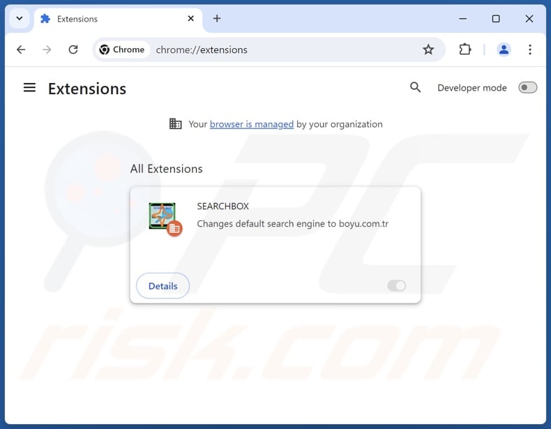 Removing findflarex.com related Google Chrome extensions