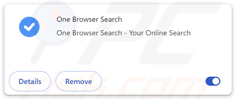 One Browser Search browser hijacker