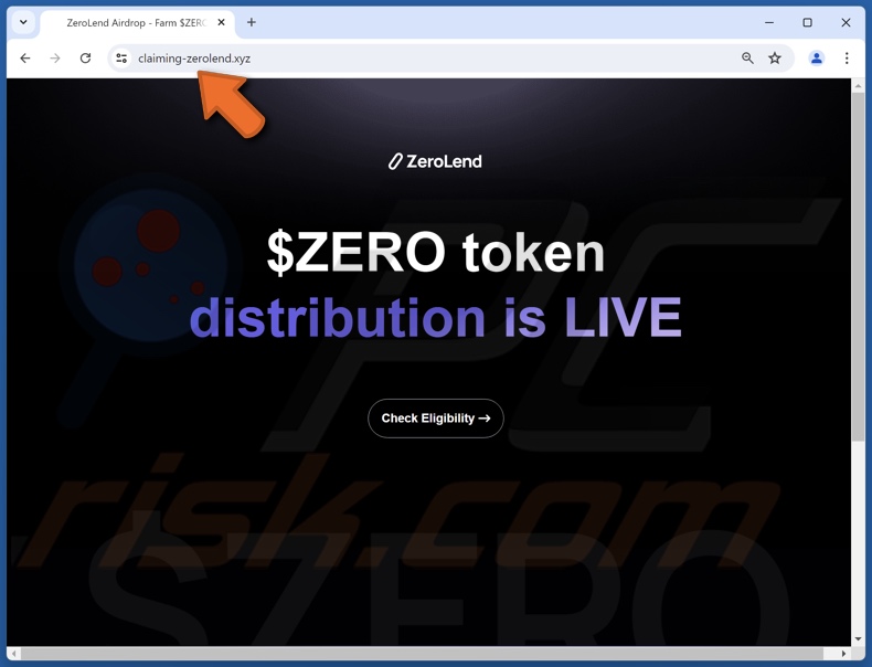 $ZERO Token Distribution scam