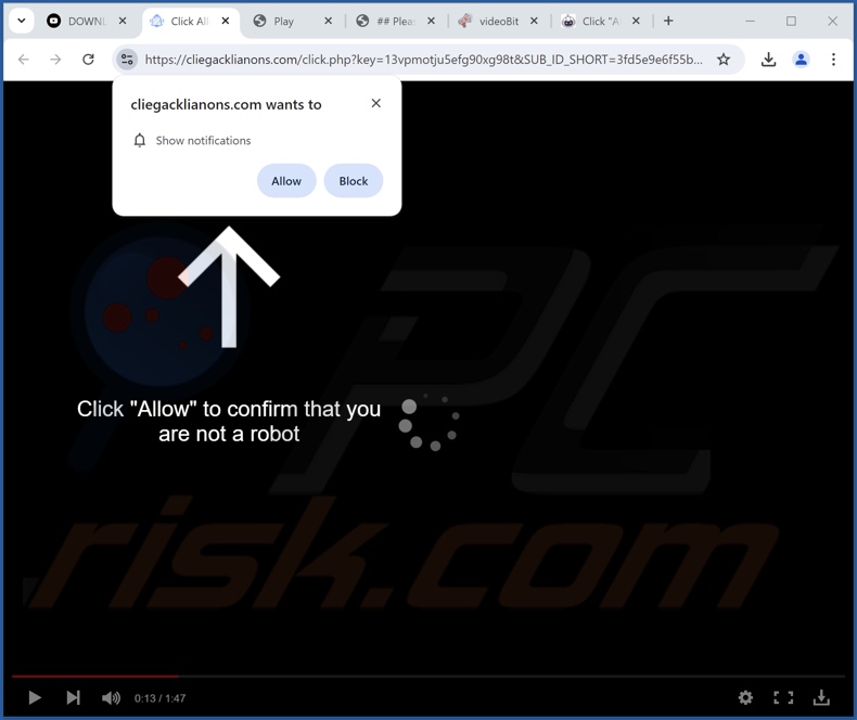 cliegacklianons[.]com pop-up redirects