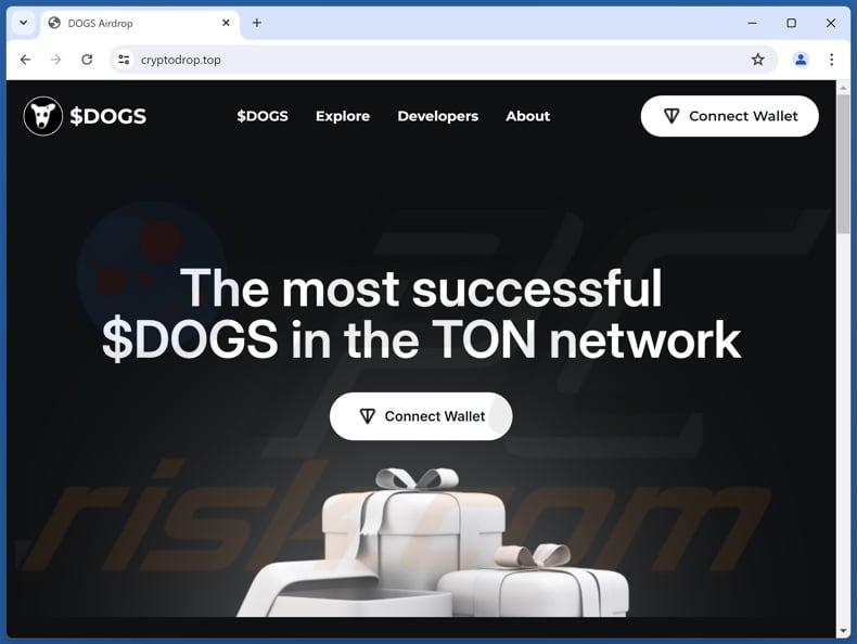 $DOGS Airdrop scam