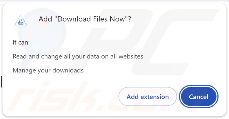 Download Files Now asking for permissions