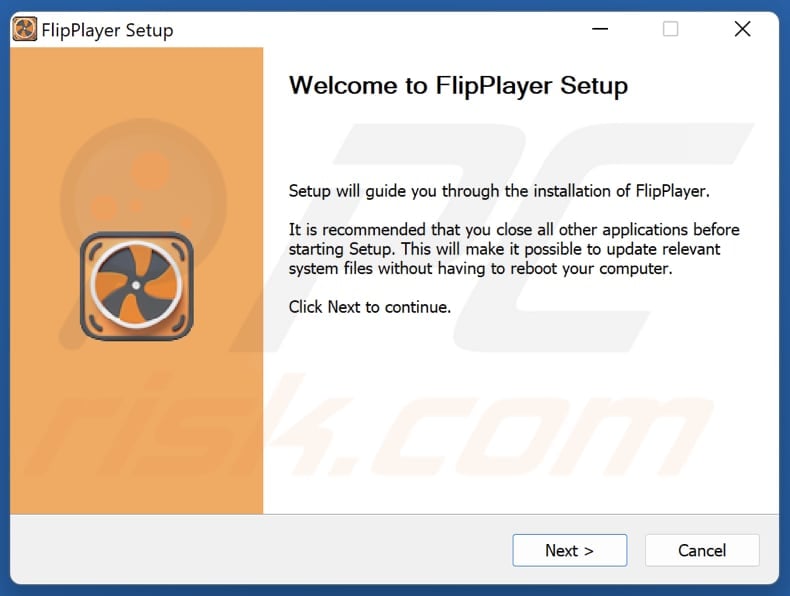 FlipPlayer PUA installation setup