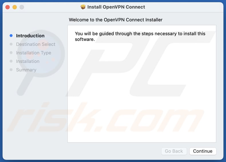 HZ RAT malware fake OpenVPN Connect installer