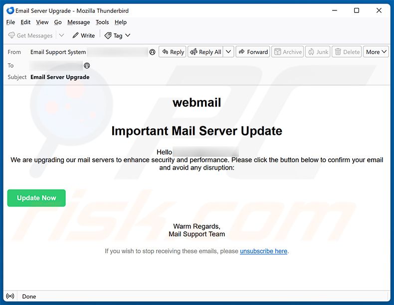 Mail Server Update email scam (2024-08-14)