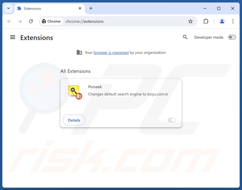 Removing findflarex.com related Google Chrome extensions