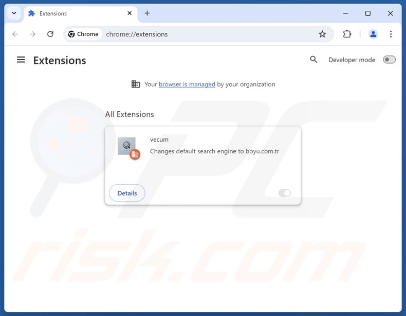 Removing finditfasts.com related Google Chrome extensions