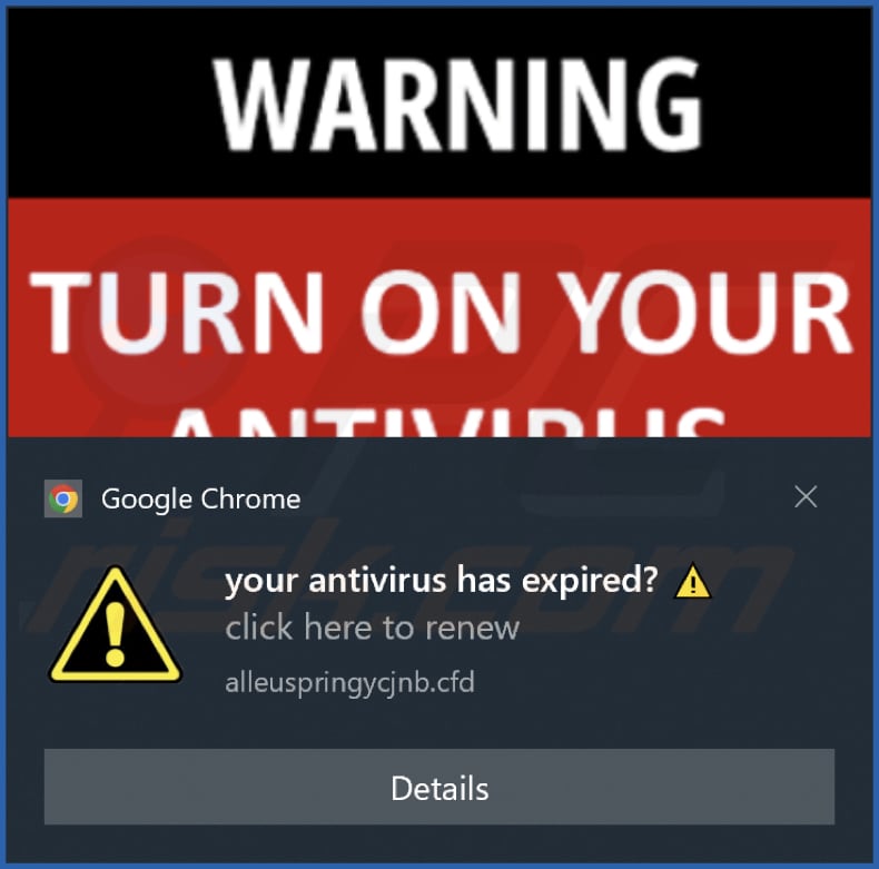 alleuspringycjnb.cfd deceptive notification