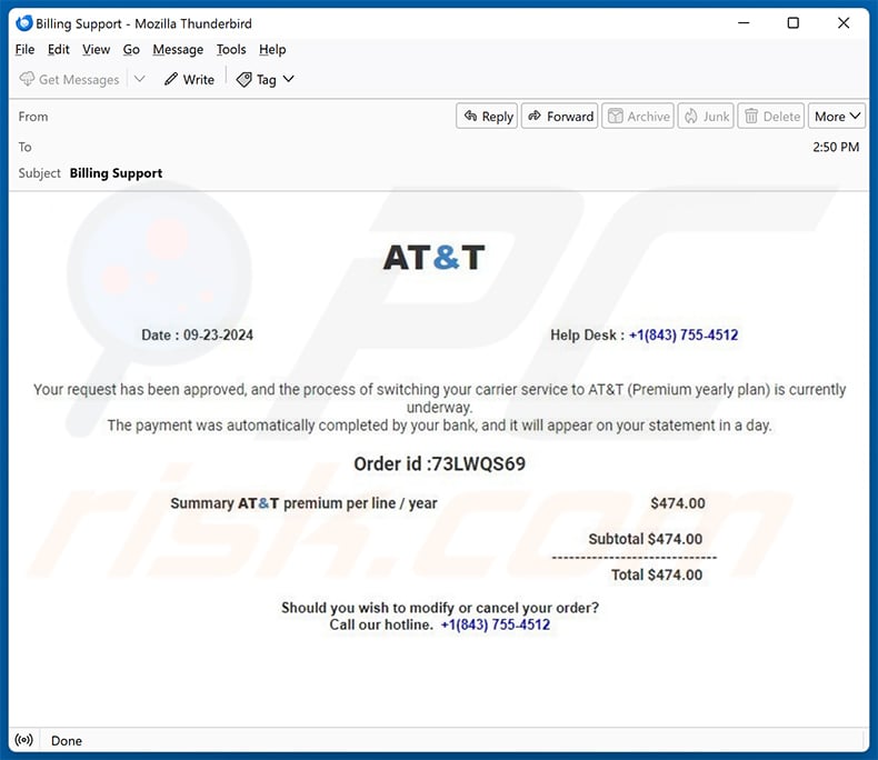 AT&T Email Scam (2024-09-24)