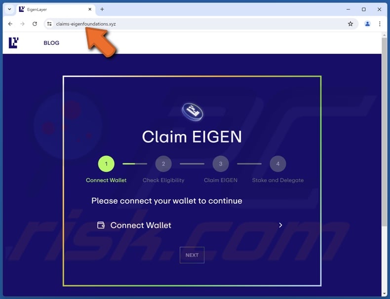 Claim EIGEN scam