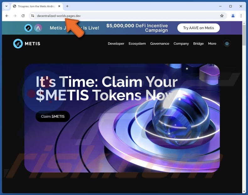 Claim $METIS scam