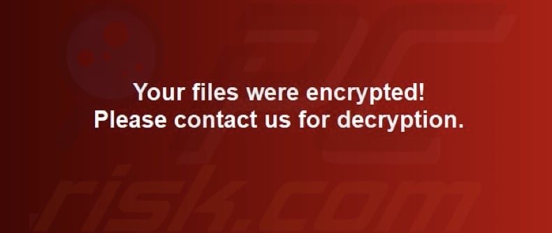 Defi ransomware wallpaper