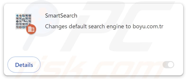 SmartSearch browser hijacker