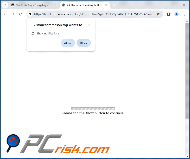 stonecoremason[.]top website appearance (GIF)