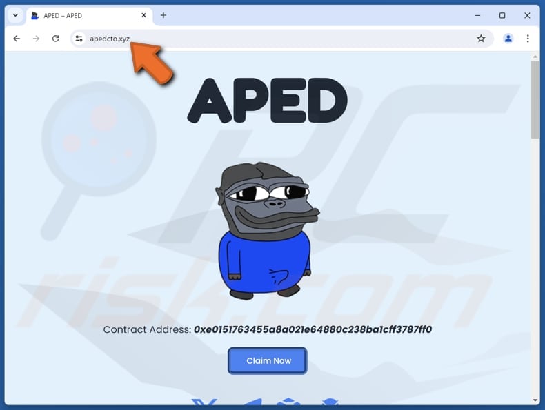 Claim $APED scam