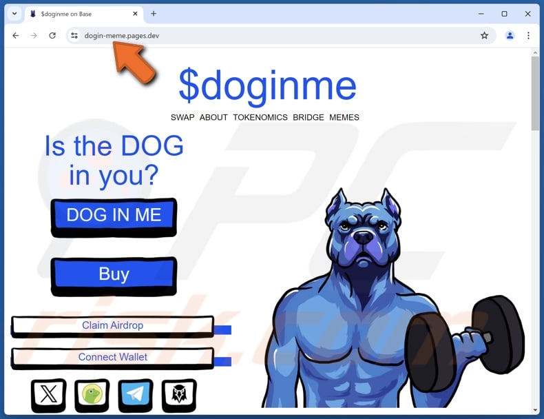 $doginme Airdrop scam