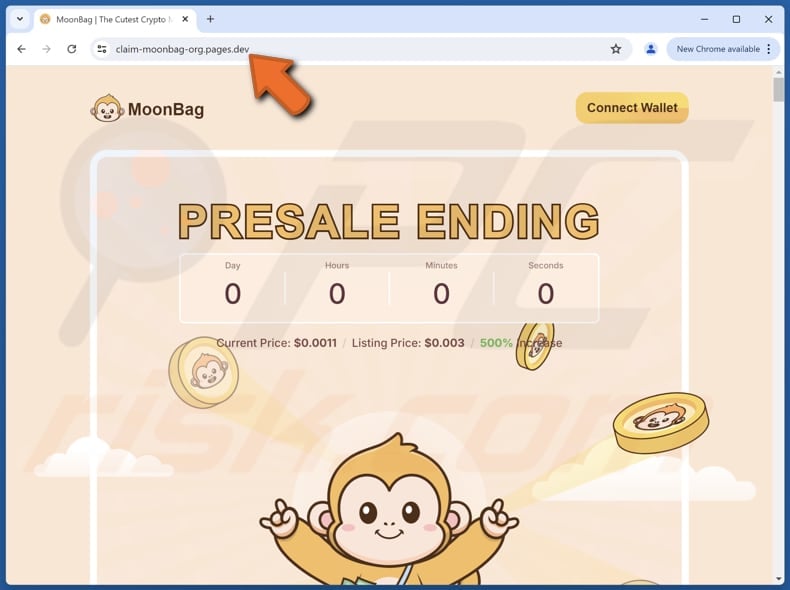 MoonBag Presale scam