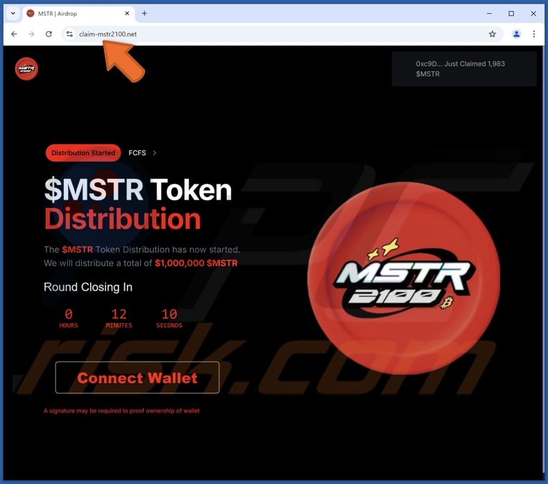 $MSTR Token Distribution scam