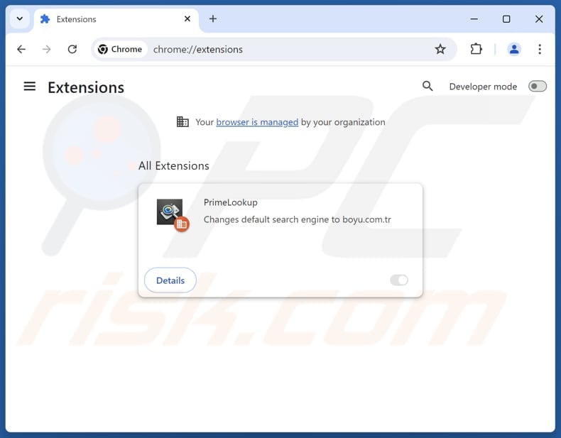 Removing finditfasts.com related Google Chrome extensions