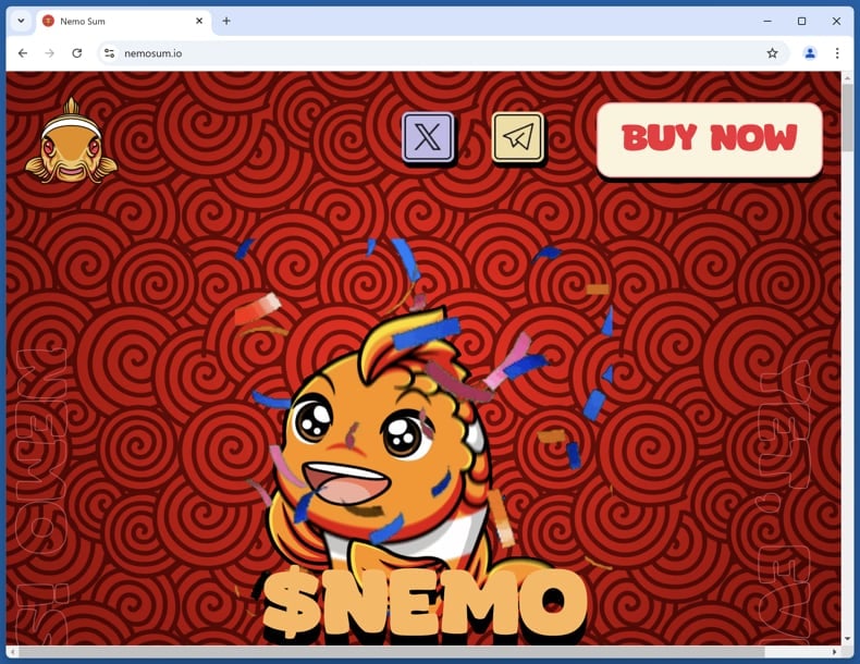 Claim Nemo scam real website (nemosum.io)