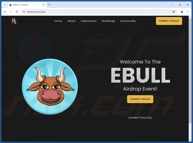 $EBULL Airdrop scam