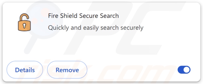 Fire Shield Secure Search browser hijacker