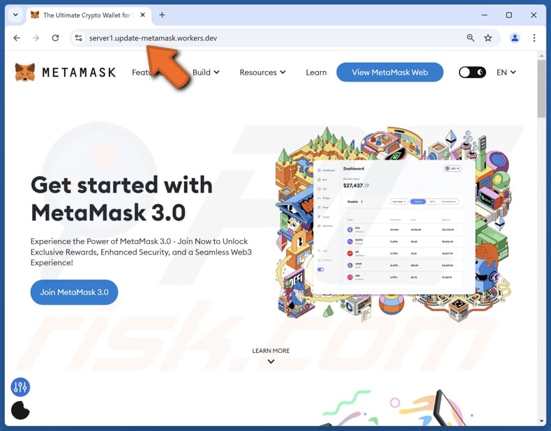 Join MetaMask 3.0 scam