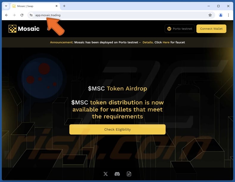 $MSC Token Airdrop scam