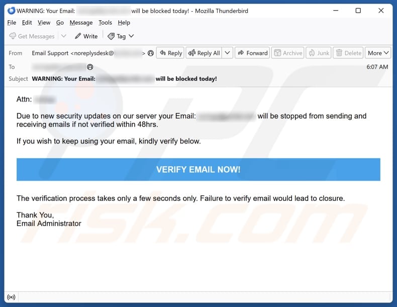 New Security Updates On Email Servers email spam campaign