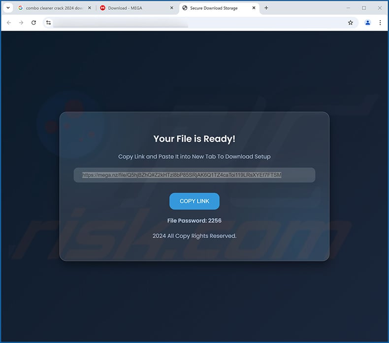 Fake crack download website spreading UC Browser