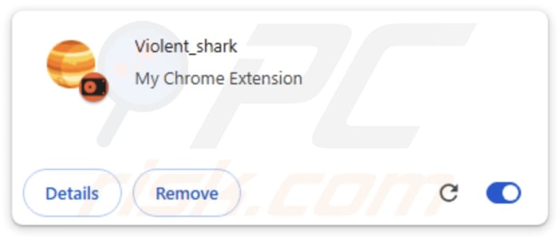 Violent_shark malicious extension